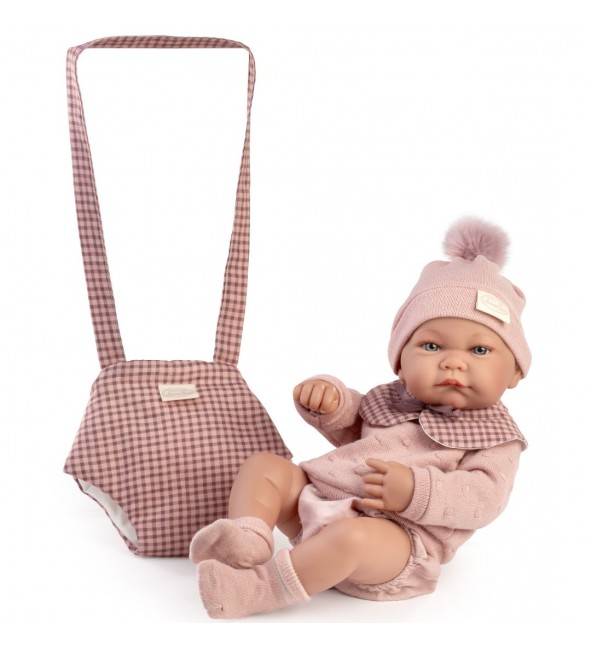 Lalka Nica 42cm z nosidłem Antonio Juan 50432