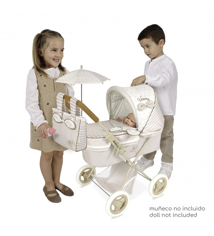 Wózek dla lalek Verona z parasolką DeCuevas Toys 85078