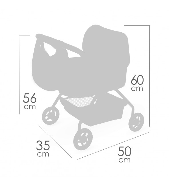 Wózek dla lalek Tulipe DeCuevas Toys 86074