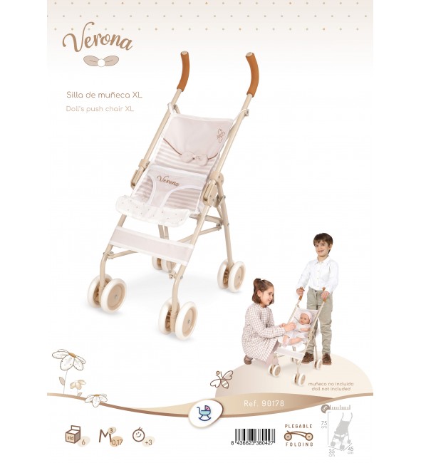 Duża spacerówka dla lalek Verona DeCuevas Toys 90178