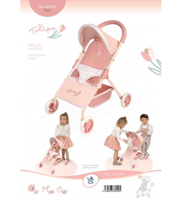 Spacerówka dla lalek Tulipe DeCuevas Toys 90574