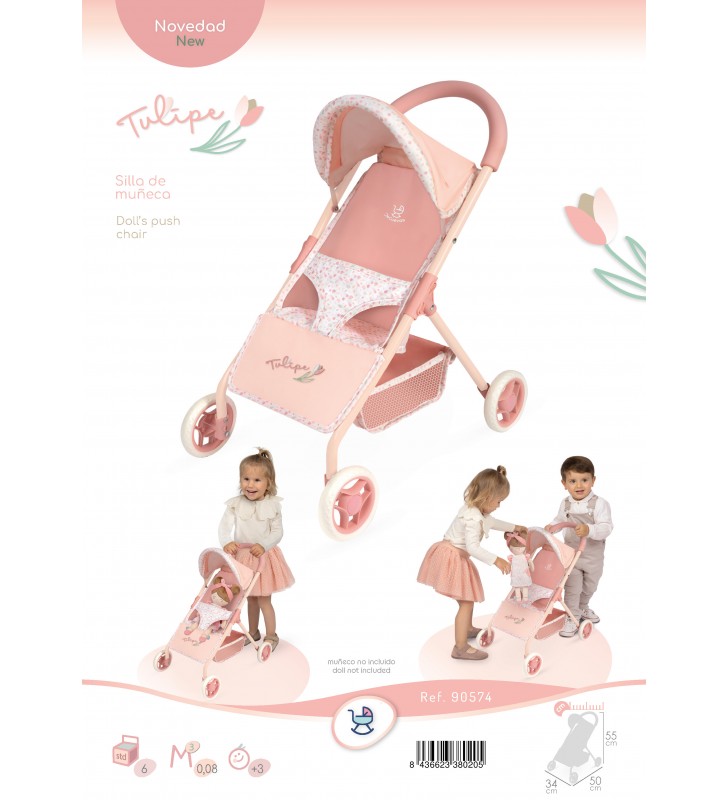 Spacerówka dla lalek Tulipe DeCuevas Toys 90574