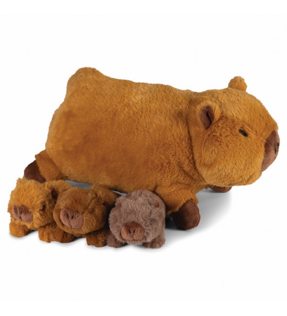 Kapibara mama z 3 młodymi FP505