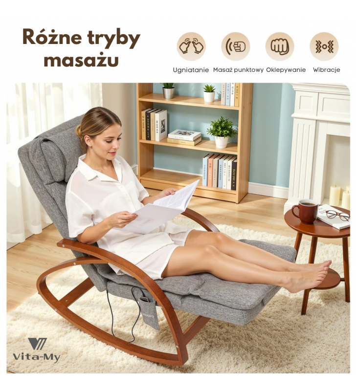 Fotel masujący bujany NAIPO MGC-2300P