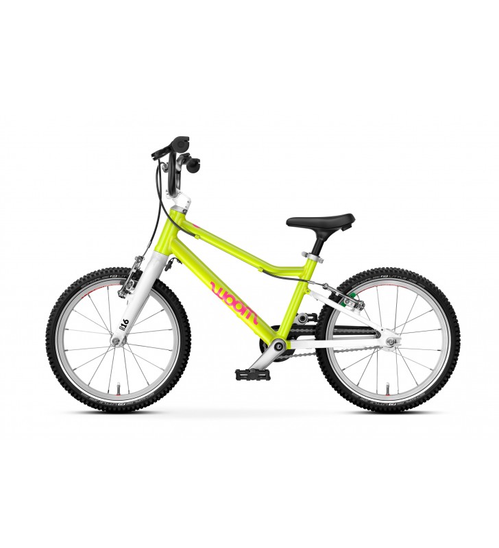 Rower dziecięcy woom 3 GO - Neon Lime - 16 calowy