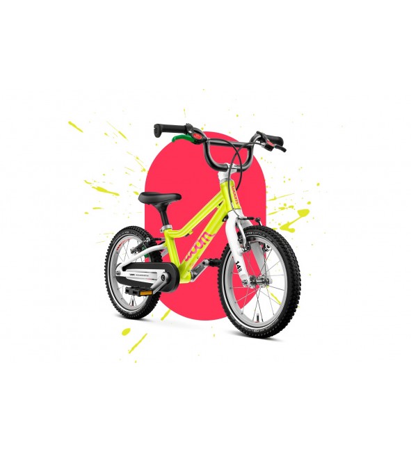 Rower dziecięcy woom 2 GO - Neon Lime - 14 calowy