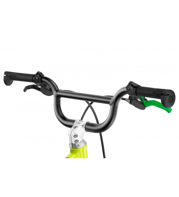 Rower dziecięcy woom 3 GO AUTOMAGIC - Neon Lime - 16 calowy - z przerzutkami