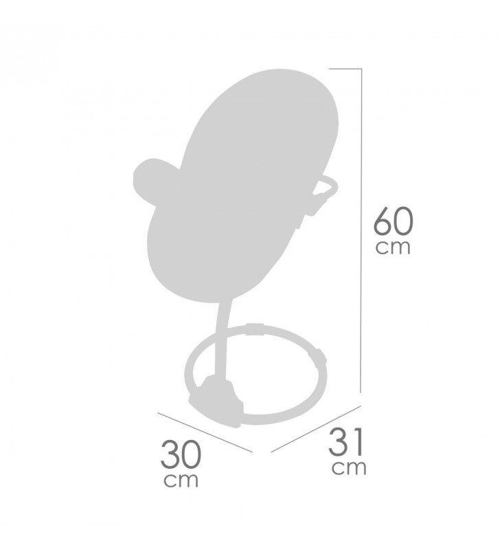 Krzesełko_3w1_Honey dla lalki do 50 cm DeCuevas Toys 51570