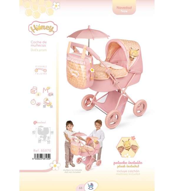 Wózek dla lalek Honey DeCuevas 85070