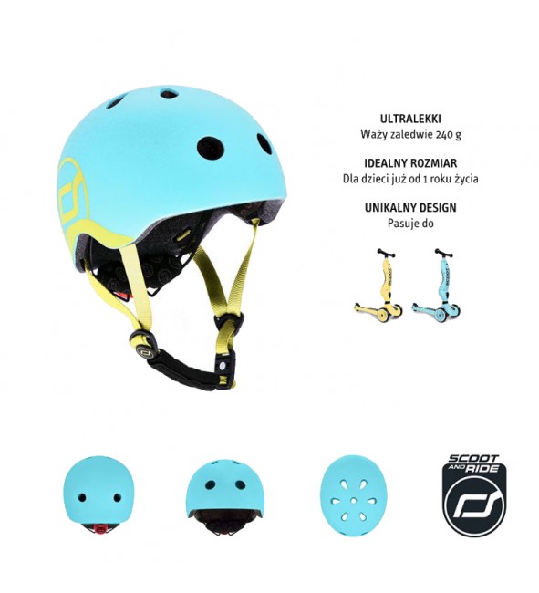 Kask dla dzieci XXS-S Blueberry Scoot and Ride 96388