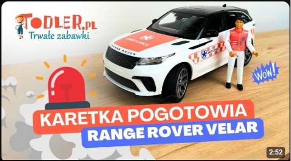 Range Rover Velar - Karetka pogotowia już na naszym kanale YouTube