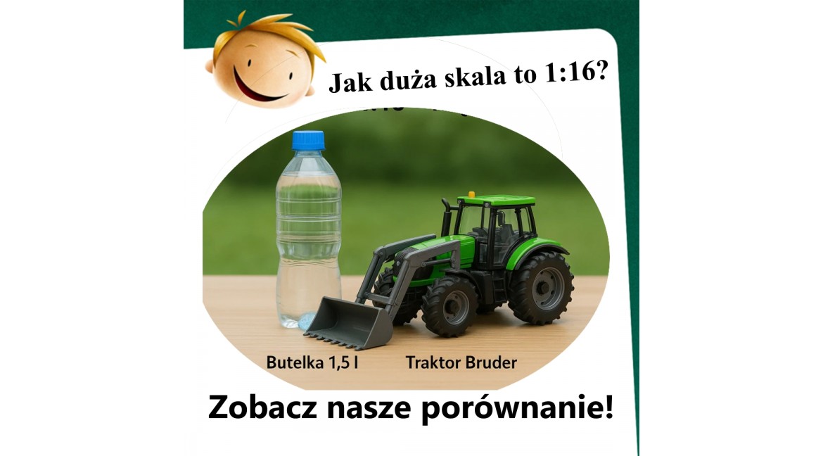 Jak duże są pojazdy Bruder w skali 1:16? — Poradnik