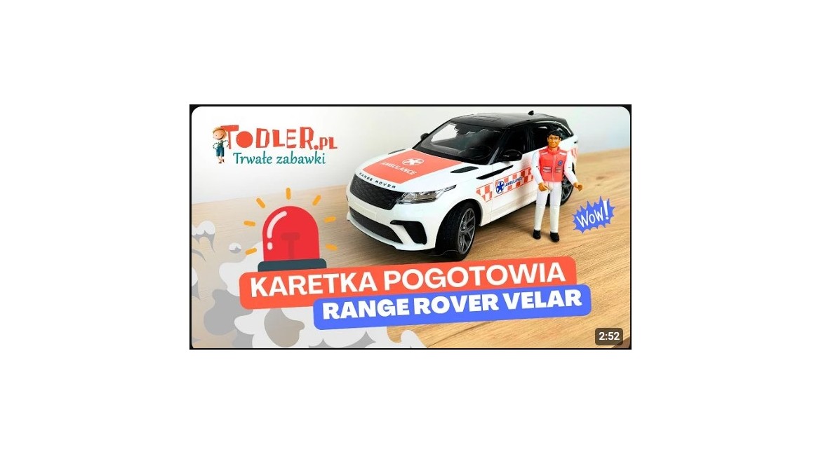 Range Rover Velar - Karetka pogotowia już na naszym kanale YouTube